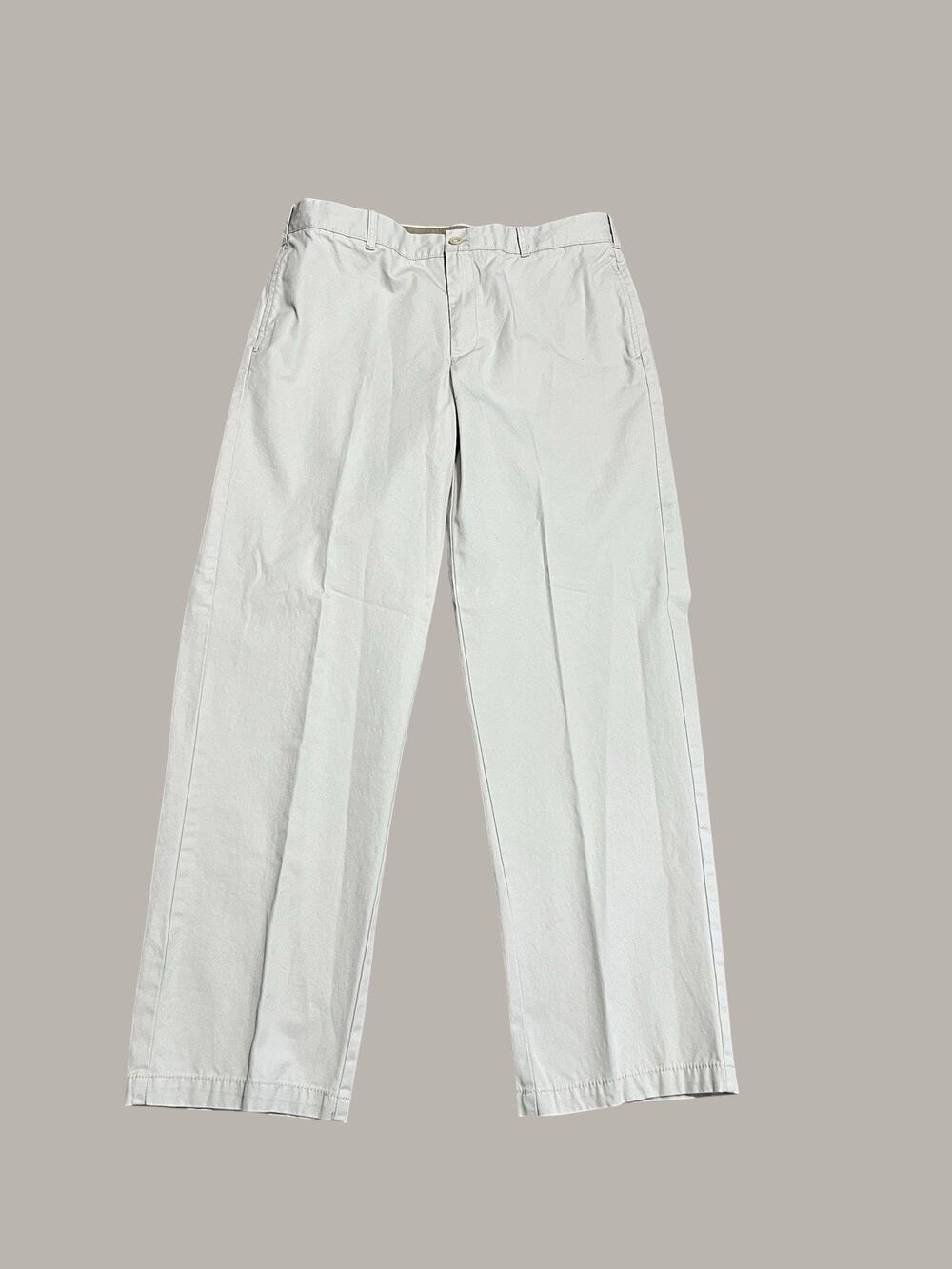 Izod Saltwater Classic Fit Mens Pants 36x33 Cotton Khaki Casual Twill Chinos